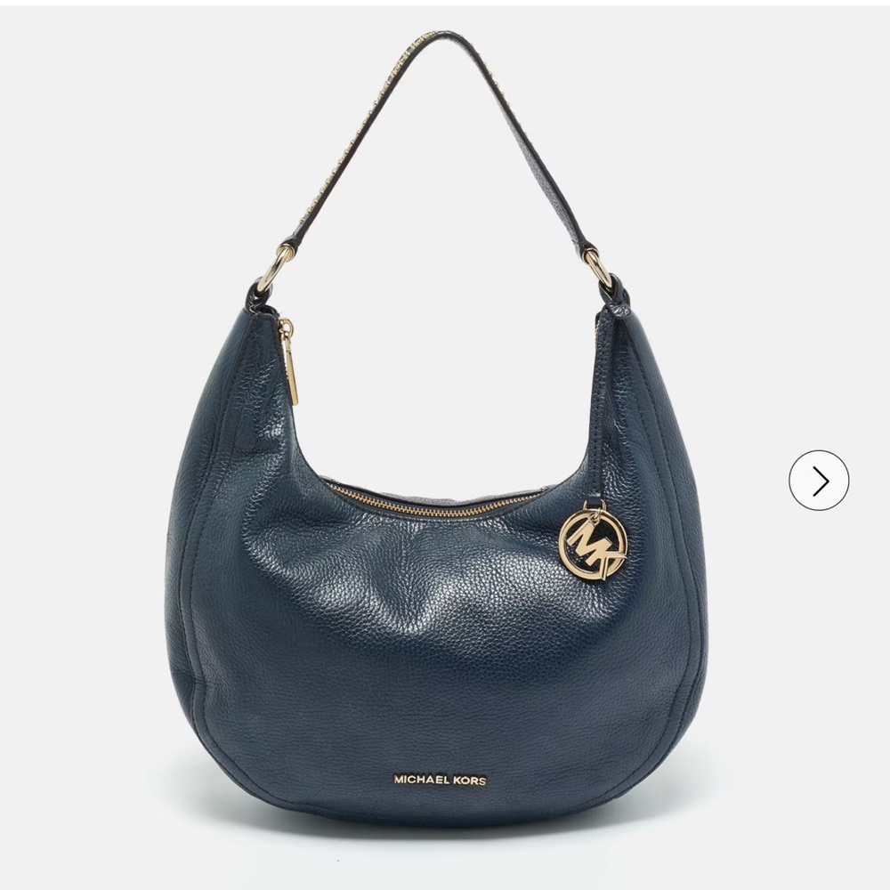Michael Kors Lydia bag in navy blue like new‎